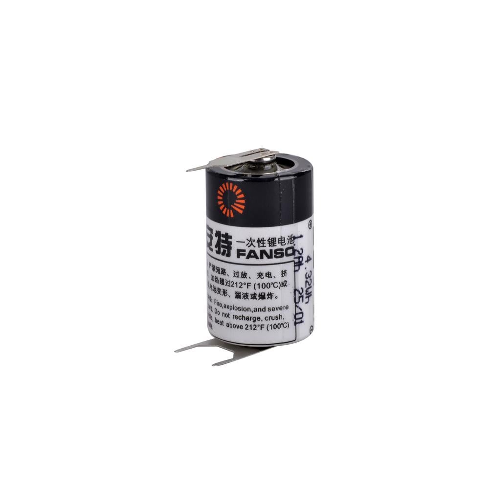 Fanso ER14250H - 1/2AA-3PT - 3.6V Li-SOCI2  Lithium Pil