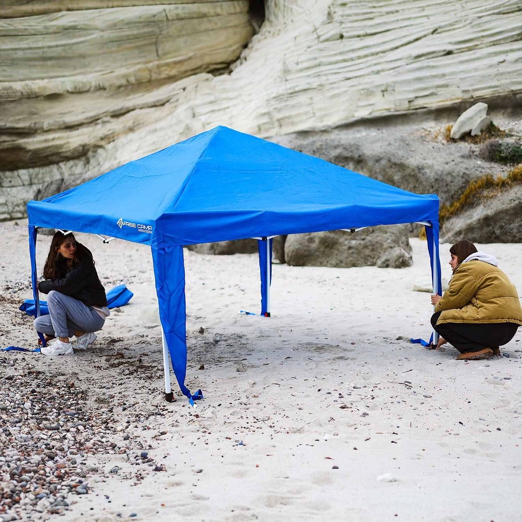 FreeCamp Soria AND1025 240x240cm Pe Otomatik Tente-MAVİ