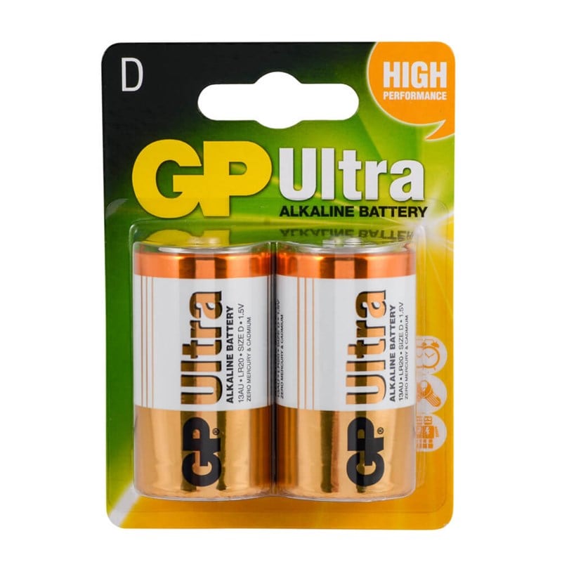 GP Büyük Boy Pil Ultra Alkalin Pil