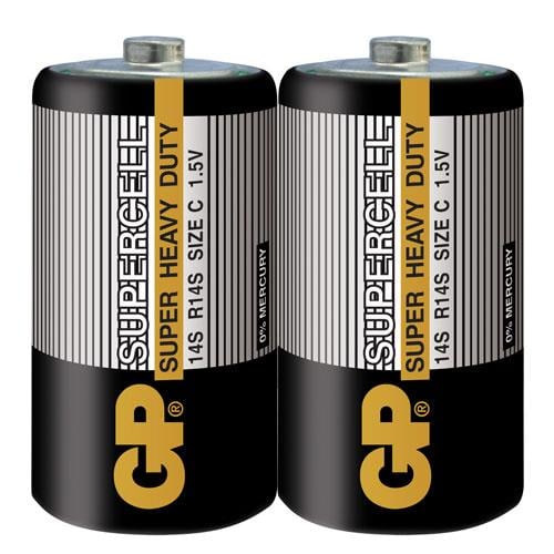 GP GP14S-2S2 R14S C Size Orta Boy Pil 2li Shrink Supercell