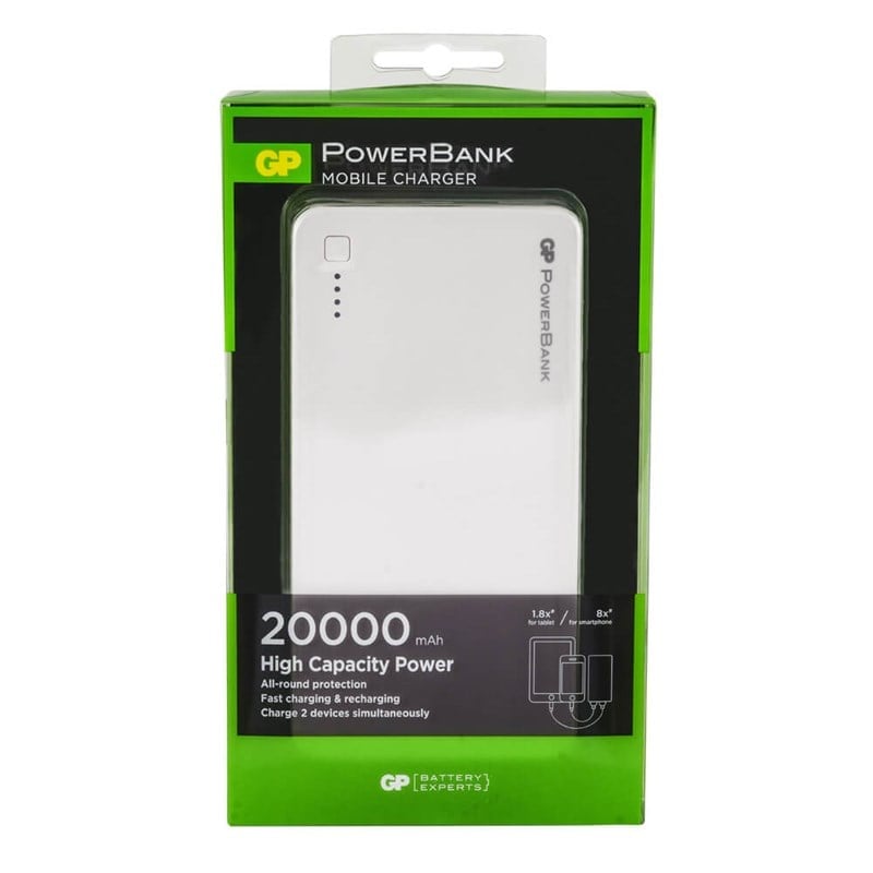 GP GP3C20AWE Powerbank Li-ion 20000 mAh Harici Batarya ( Beyaz )