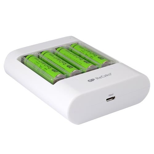 GP U411 4x1000 ReCyko AAA USB Pil Şarj Cihazı