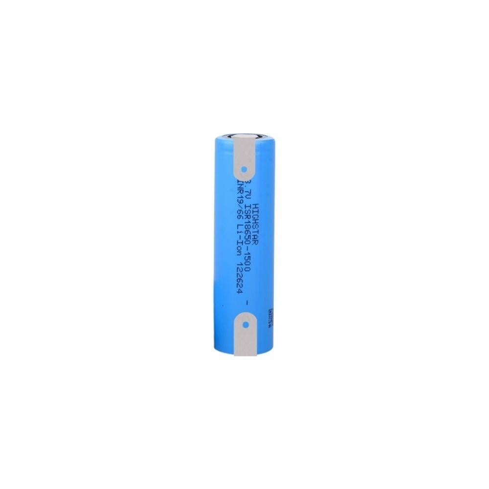 Highstar - ISR18650-1500 - 3.7V 1500 Mah Li-ion Şarjlı Pil - 30A (+ - Pinli)