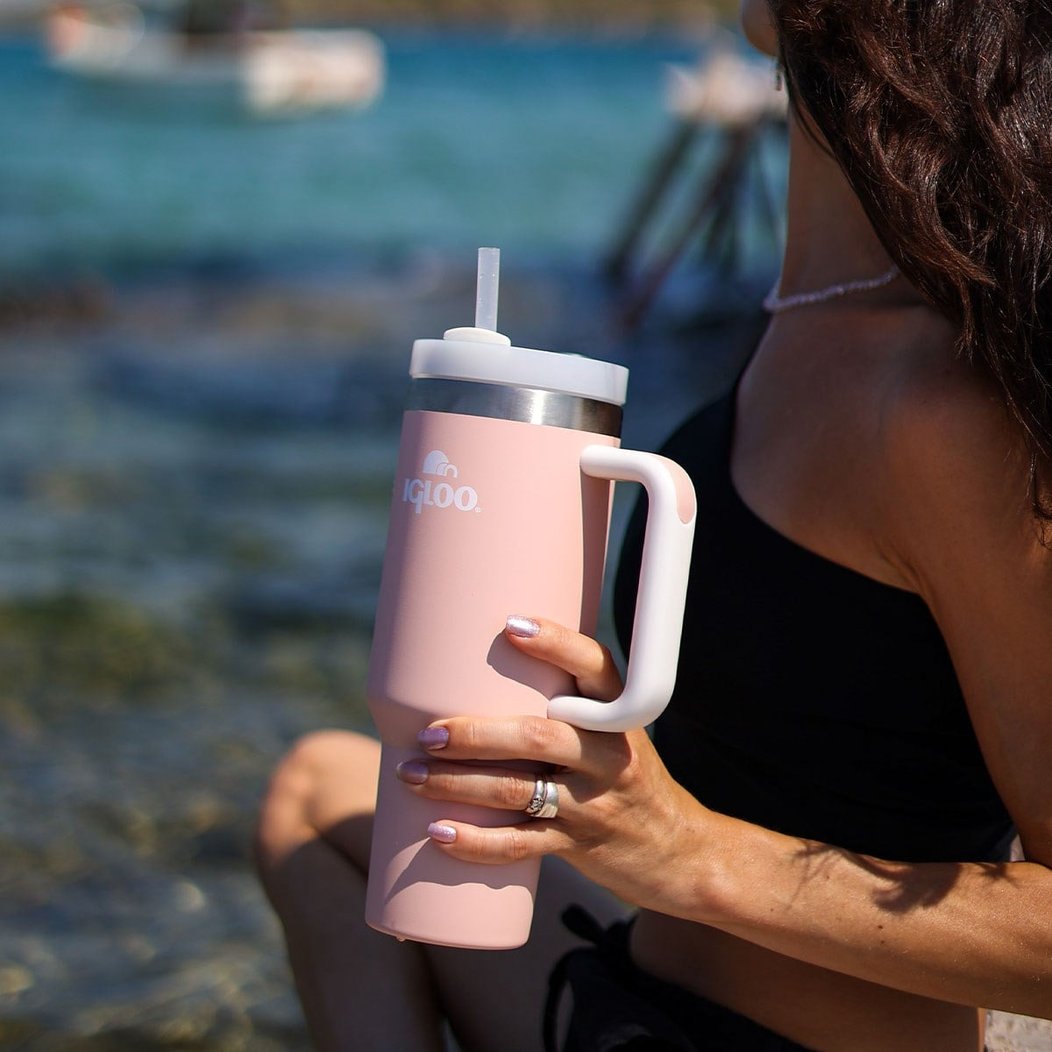 Igloo Stadler Thermo-Mug 1.2 Litre-SOMON BEYAZ