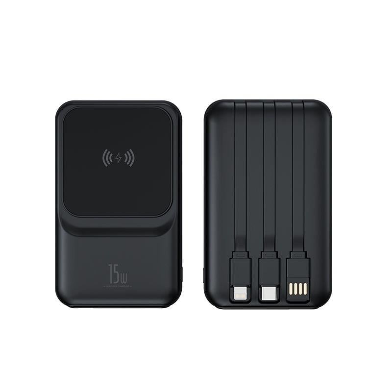 Logimax 10000 mAh Magsafe 22.5W (Dahili Kablolu) Hızlı Şarj Wireless Powerbank