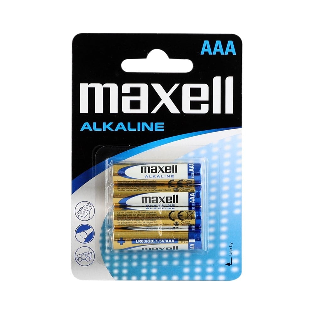 Maxell AAA İnce Kalem Pil 4lü