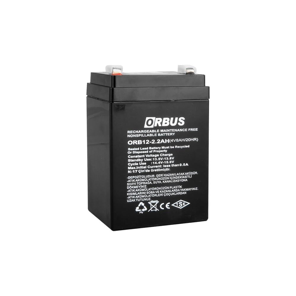 Orbus 12V 1.2 Ah Bakımsız Kuru Akü