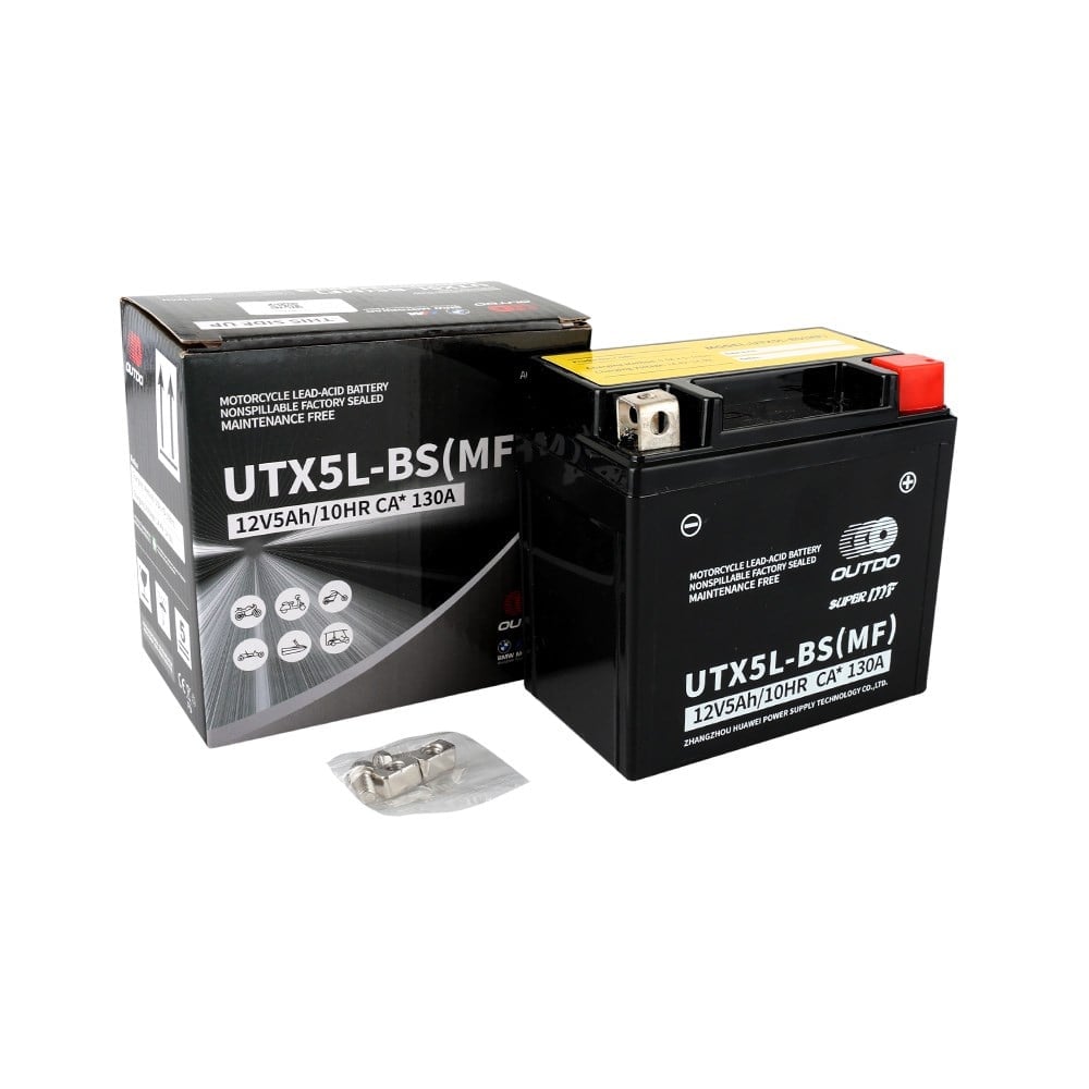 Outdo UTX5L-BS 12V 5 Ah  Motosiklet Aküsü
