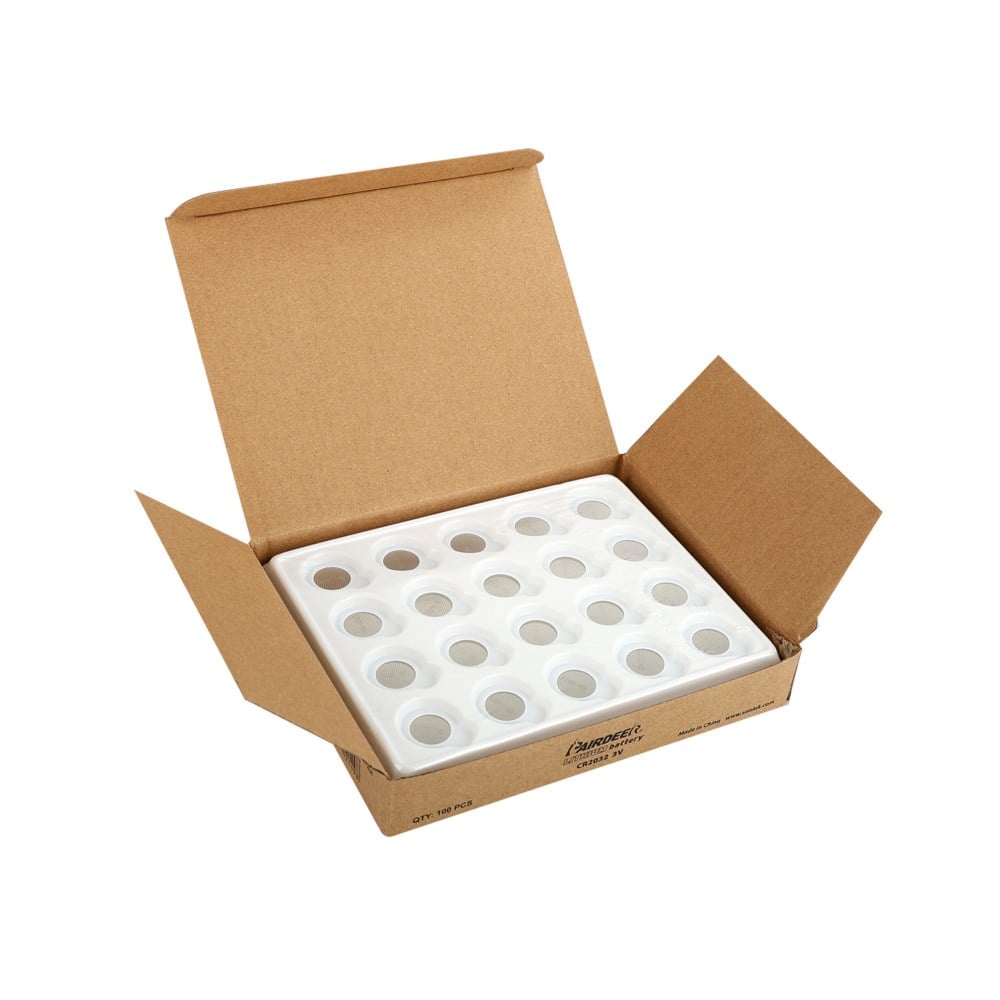 Pairdeer CR2032 - 3V Li-MnO2 - Lithium Buton Pil - Bulk Paket