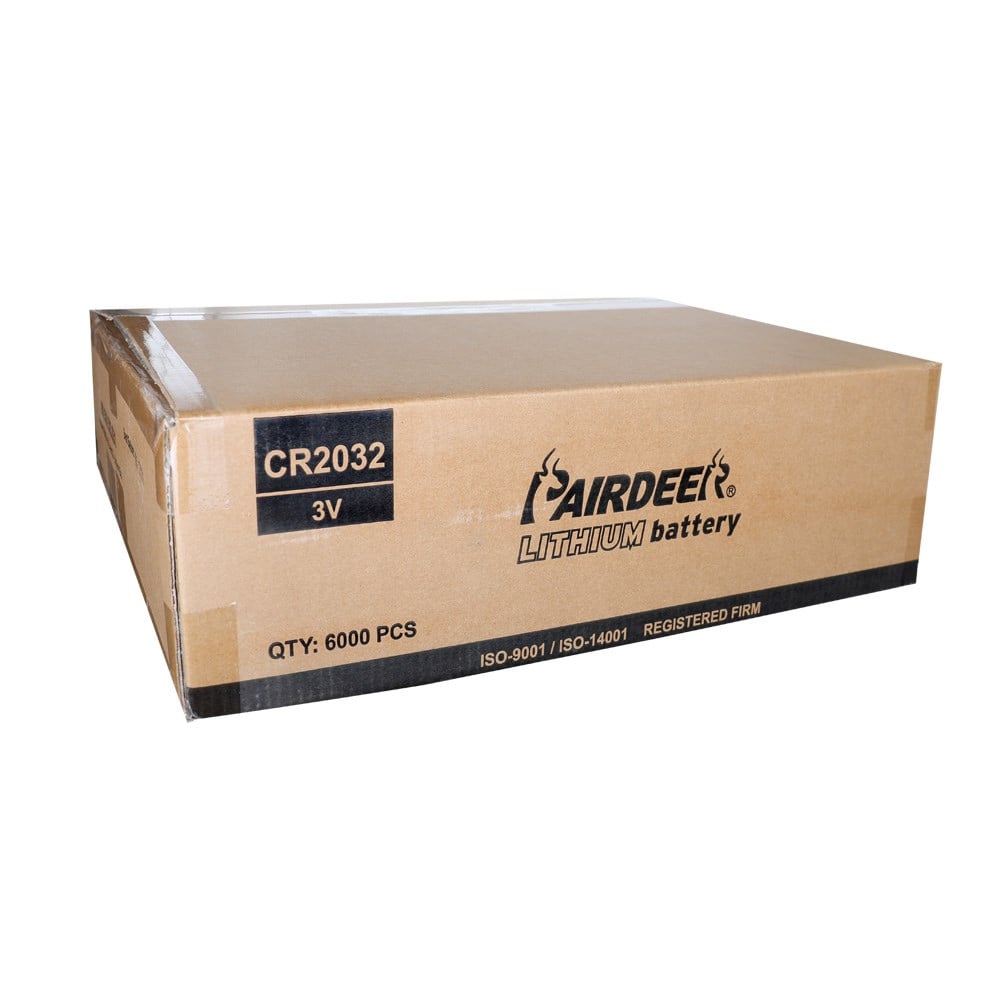 Pairdeer CR2032 - 3V Li-MnO2 - Lithium Buton Pil - Bulk Paket
