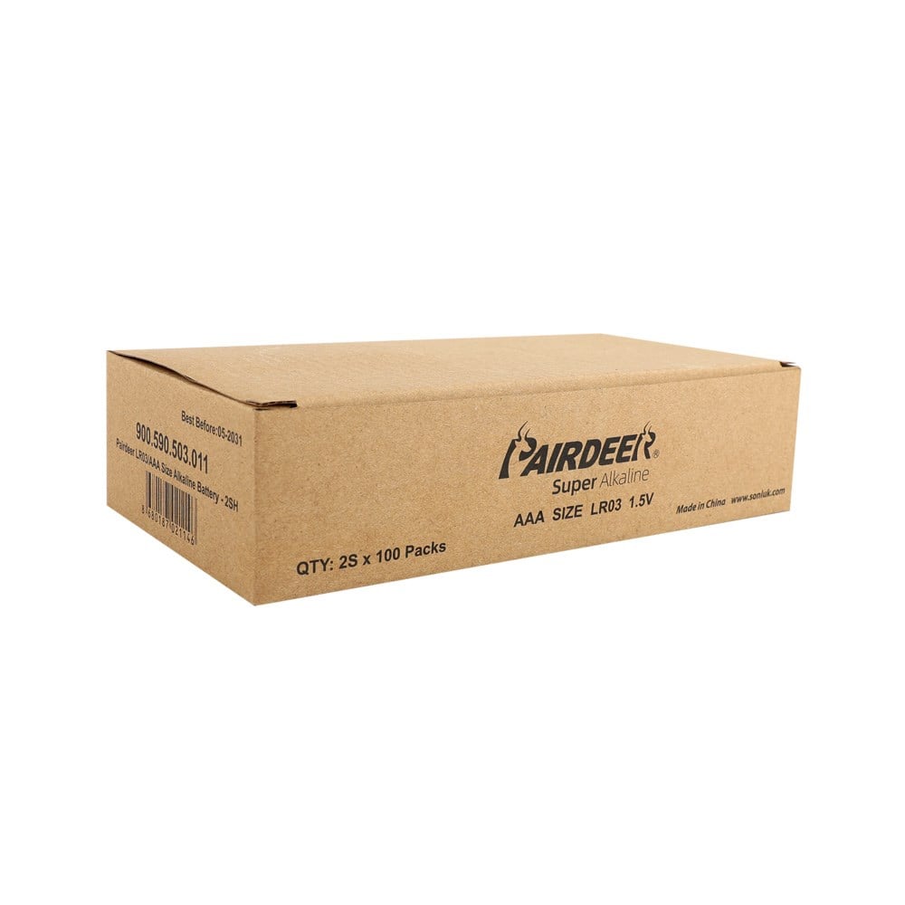 Pairdeer LR03/AAA Size Alkaline Pil - 2li Shrink