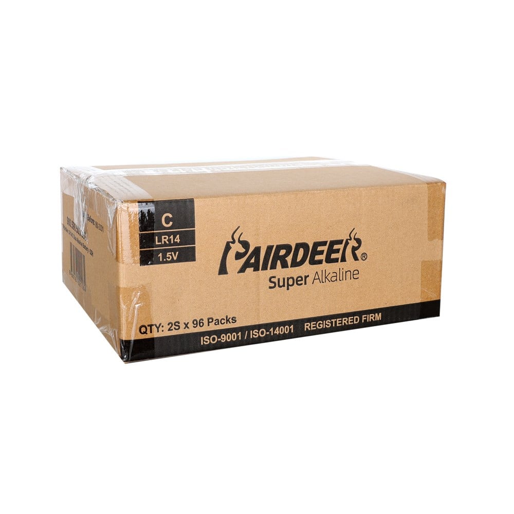 Pairdeer LR14/C Size Alkaline Pil - 2li Shrink