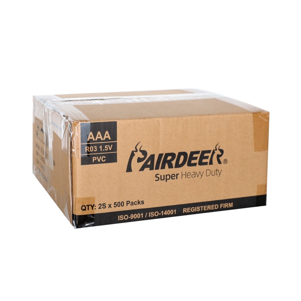 Pairdeer R03/AAA Size Manganez Pil - 2li Shrink