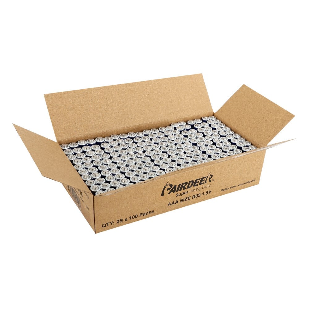 Pairdeer R03/AAA Size Manganez Pil - 2li Shrink