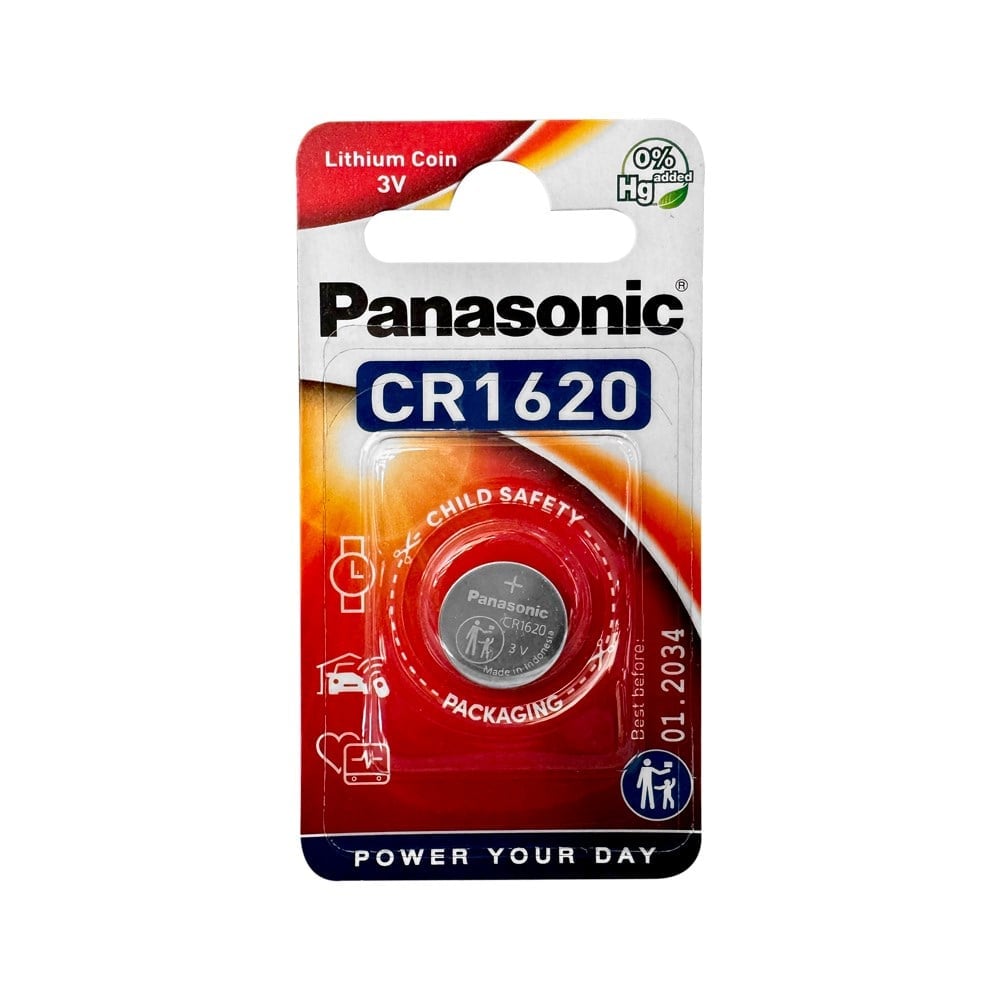Panasonic CR1620EL/1BP 3V Lithium Pil 1li