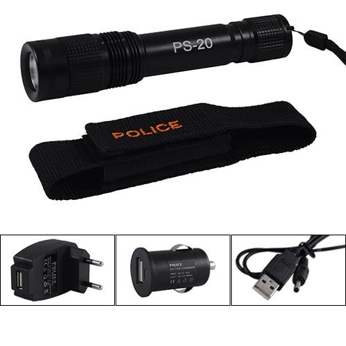 Police PS-20 Cree Power Led Şarj Edilebilir El Feneri (İ)