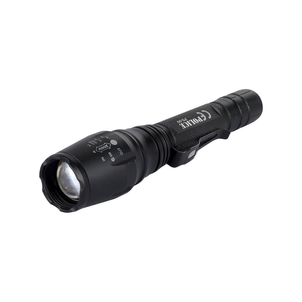 Police PS-90 T6 Led Tüfek Aparatlı Şarjlı El Feneri 2 x 18650