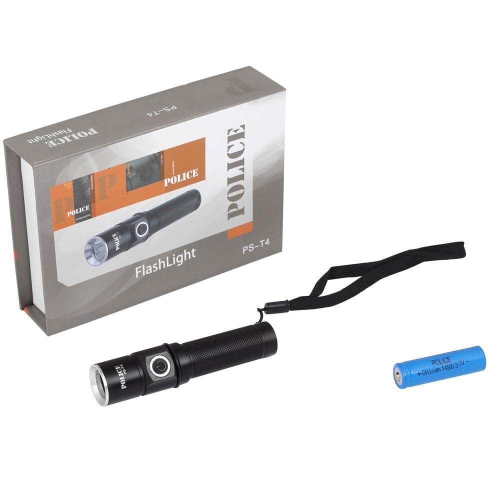 Police PS-T4 Cree Power Led Şarj Edilebilir El Feneri (İ)