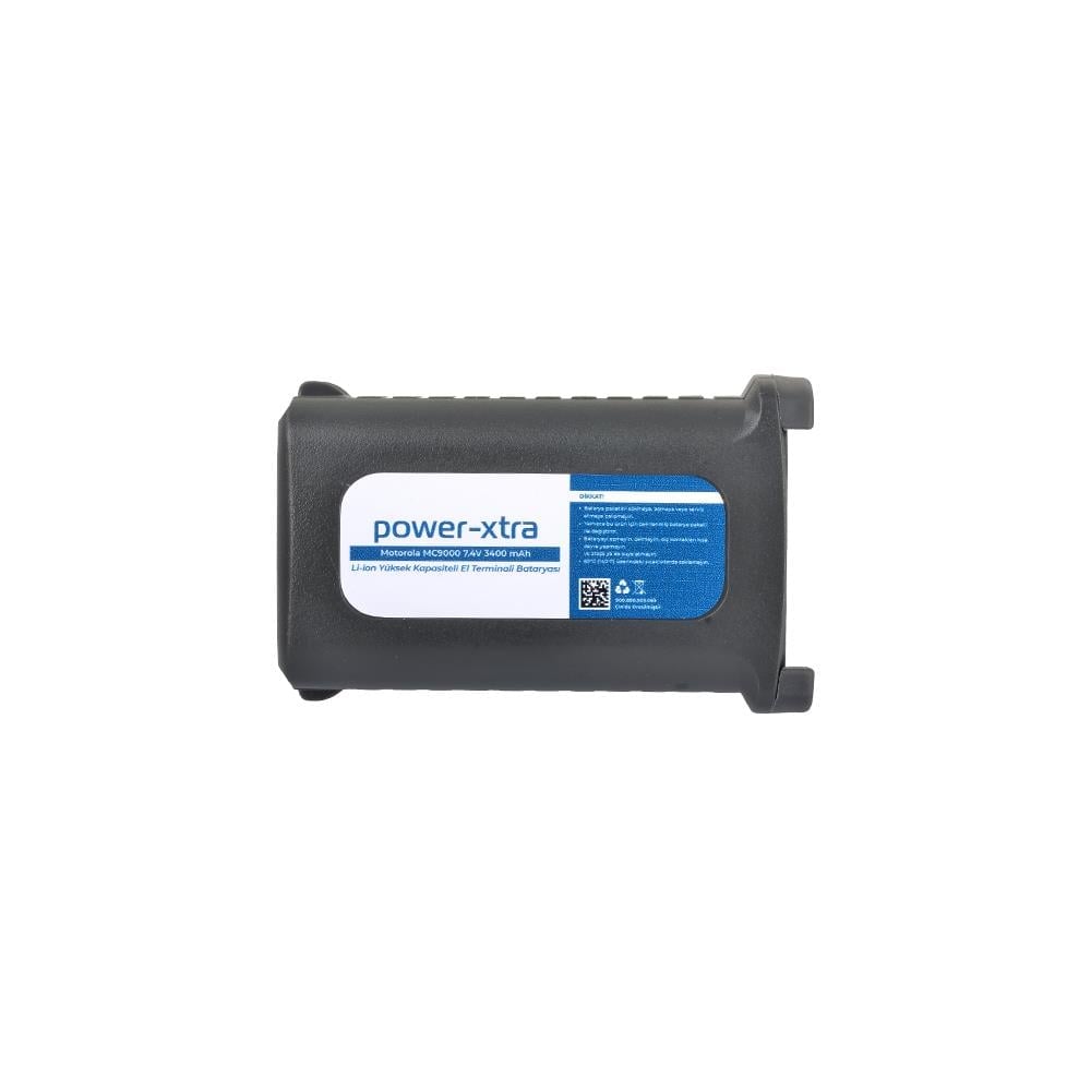 Power-Xtra - Motorola  MC9000  7.4V 3400mAh Li-ion Yüksek Kapasiteli El Terminali Bataryası