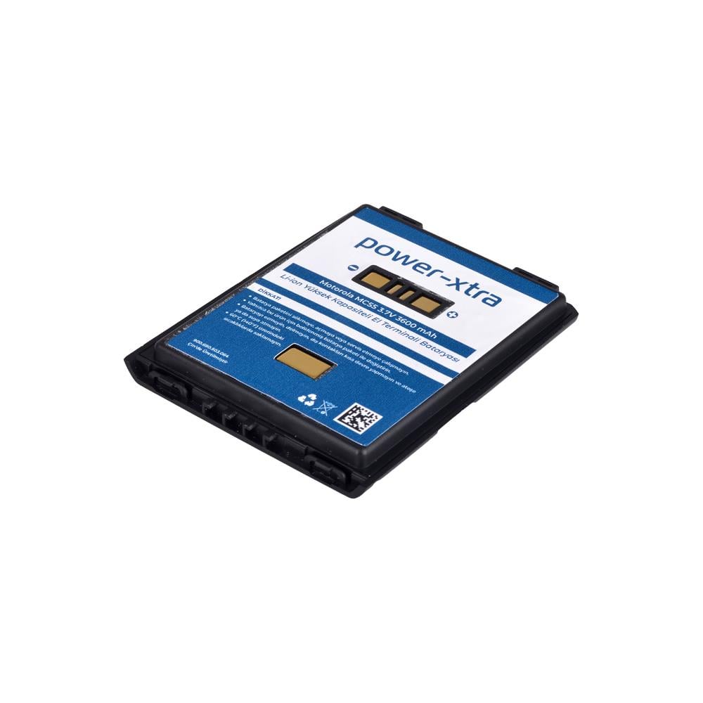 Power-Xtra - Motorola Sembol MC55 3.7V  3600mAh Yüksek Kapasiteli Li-ion El Terminali Bataryası