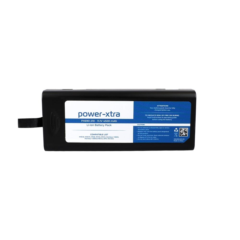Power-Xtra - PX690-210 - Mindray - 11.1V 4500 mAh - Li-ion Batarya