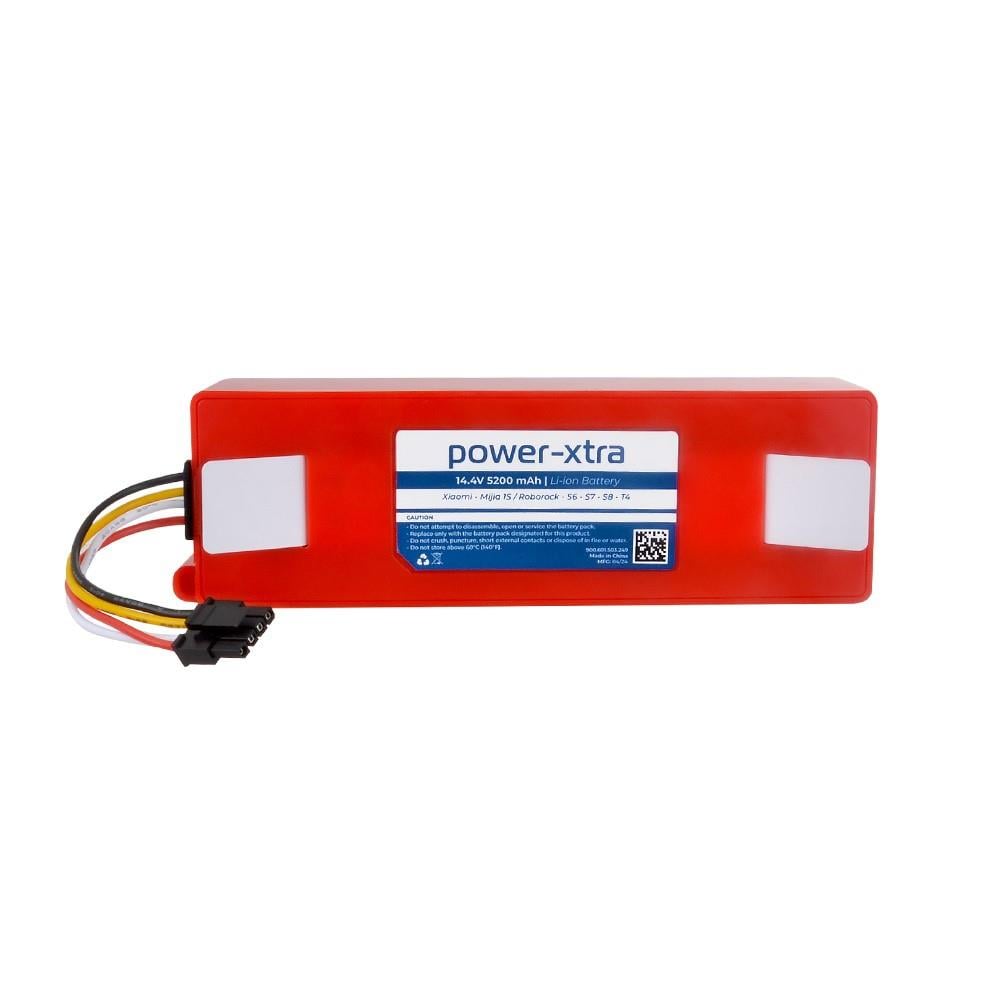 Power-Xtra - Roborock - S4 - S4 MAX 14.4V 5200mAh Li-ion Robot Süpürge Bataryası