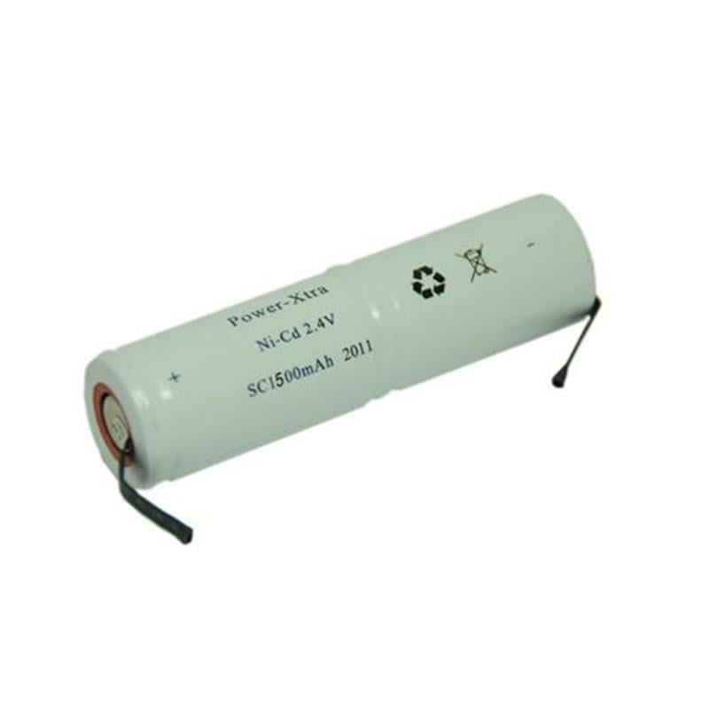 Power-Xtra 2.4V Ni-Cd SC 1500 Mah PVC Şarjlı Pil