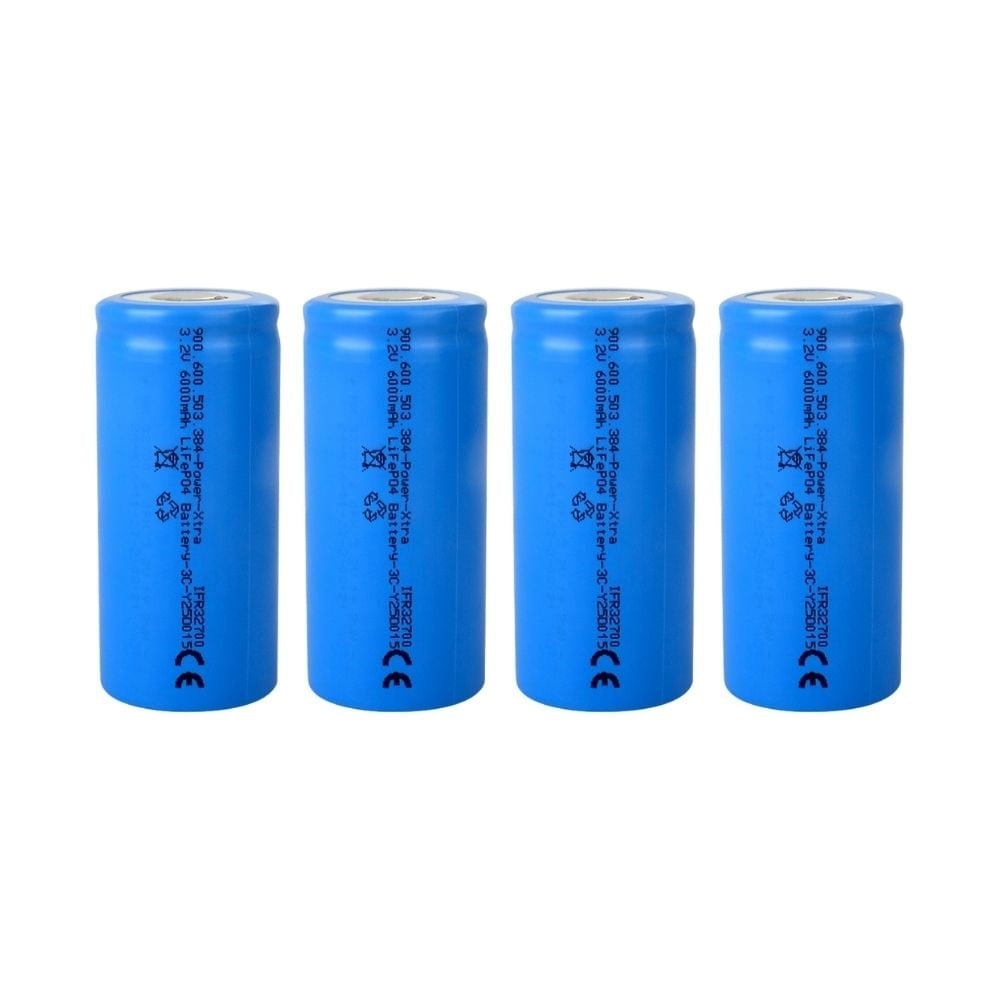 Power-Xtra IFR32700 - 3.2V 6000 Mah LiFePO4 Şarjlı Pil - 3C 4 Lü