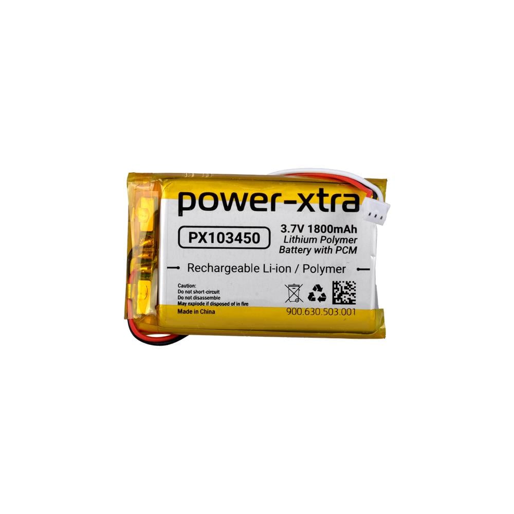 Power-Xtra PX103450 - 3.7V 1800 mAh Li-Polymer Pil - Devreli - Soketli - IS216898