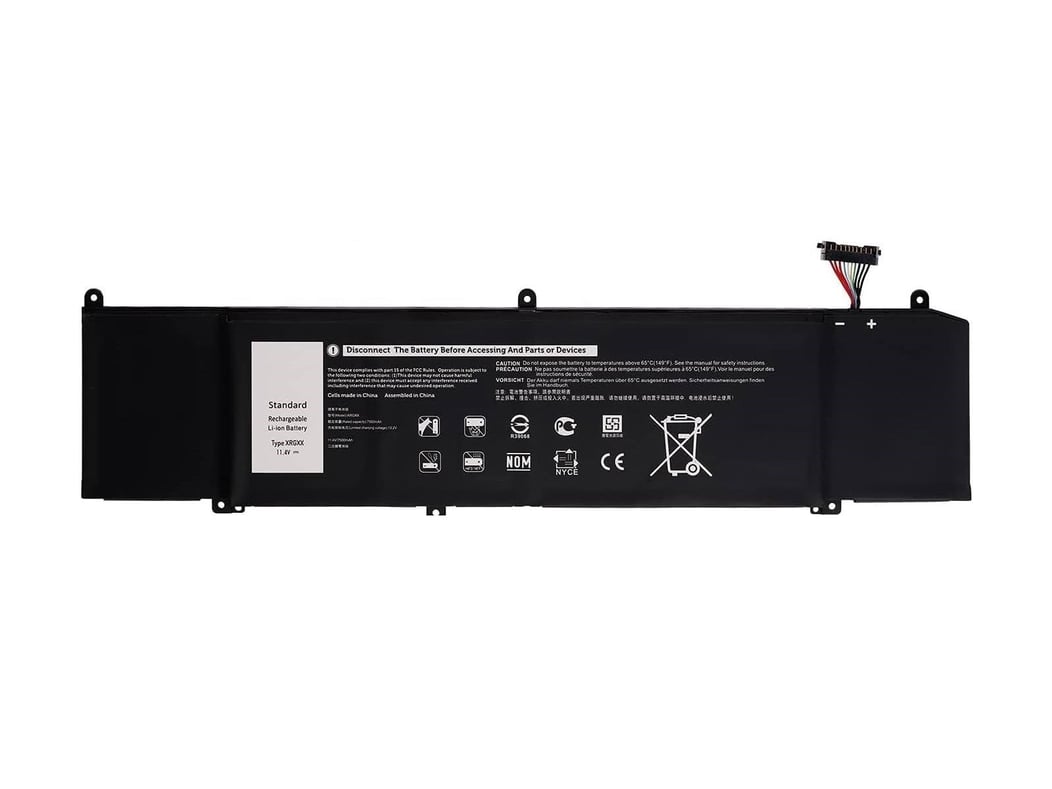 RETRO Dell Alienware M15, M17, XRGXX Notebook Bataryası - Ver.2 - 6 Cell