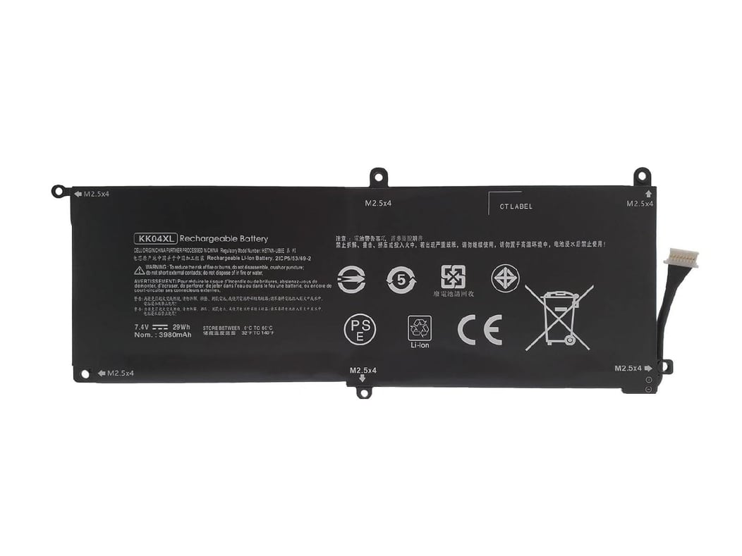 RETRO Hp Pro x2 612 G1, KK04XL Notebook Bataryası - Ver.2 (Tablet)