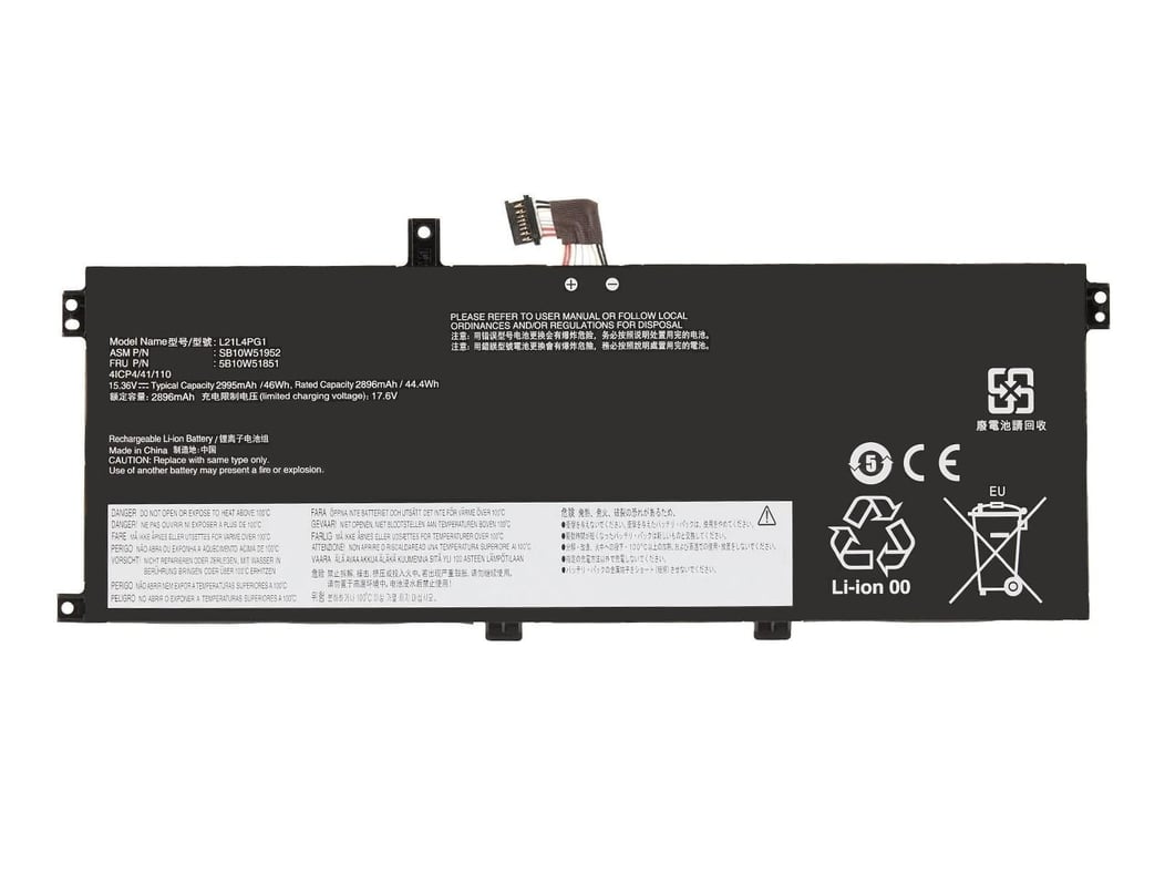 RETRO Lenovo ThinkPad L13 Yoga Gen3, L21L4PG1 Notebook Bataryası