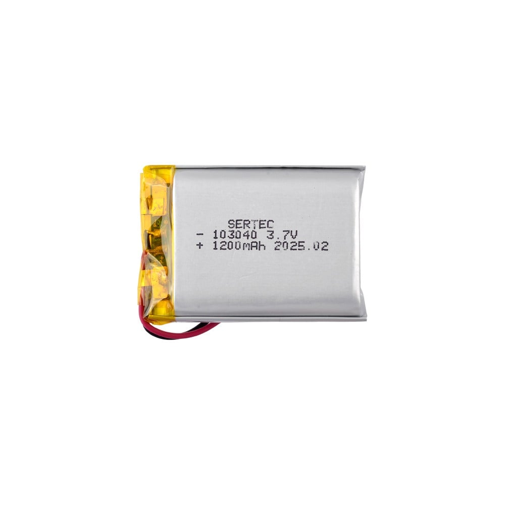 Ser-Tec 103040 - 3.7V 1200 mAh Li-Polymer Pil - Devreli