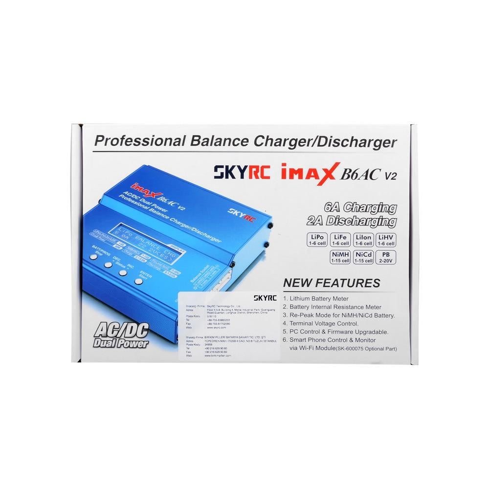 SkyRC Imax B6AC v2 LiPo/LiFe/Li-ion/Ni-Mh/Ni-Cd Pil Şarj Cihazı