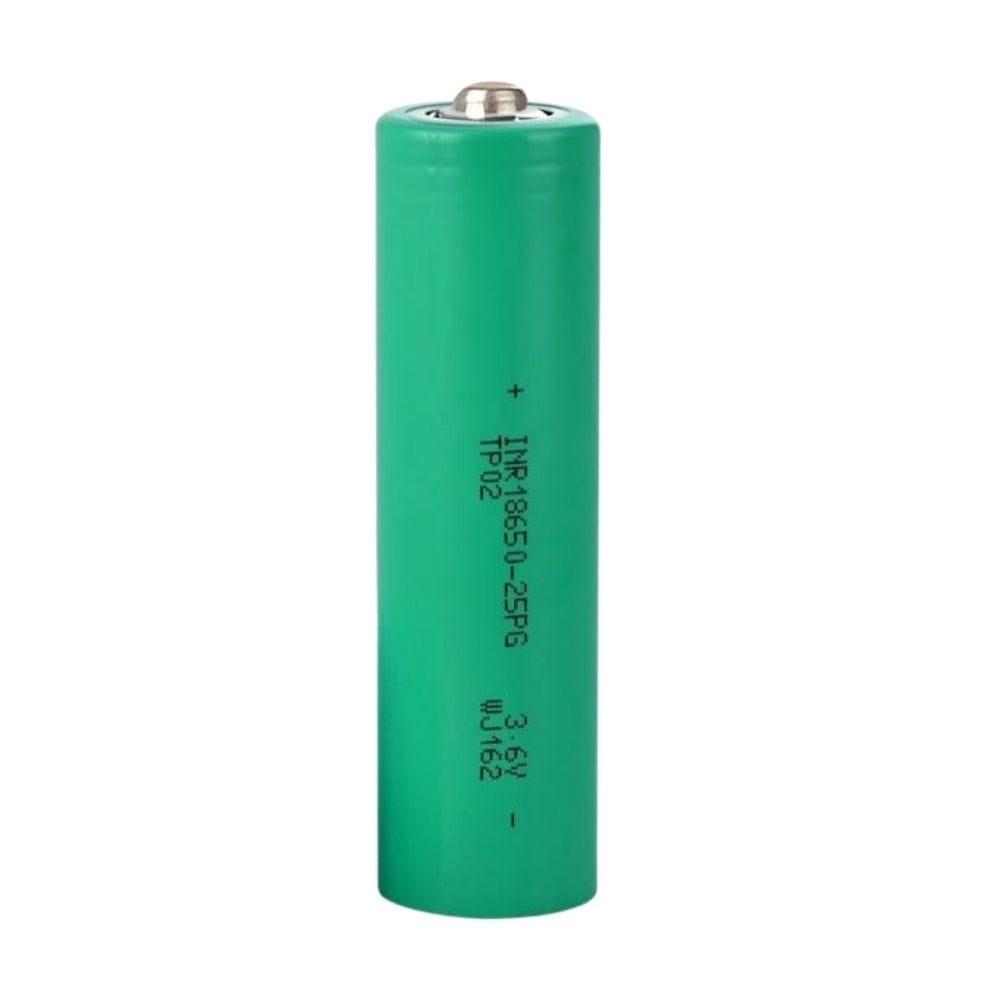 Tenpower INR18650-25PG - 3.7V 2500 Mah Li-ion Şarjlı Pil - 30A Başlı