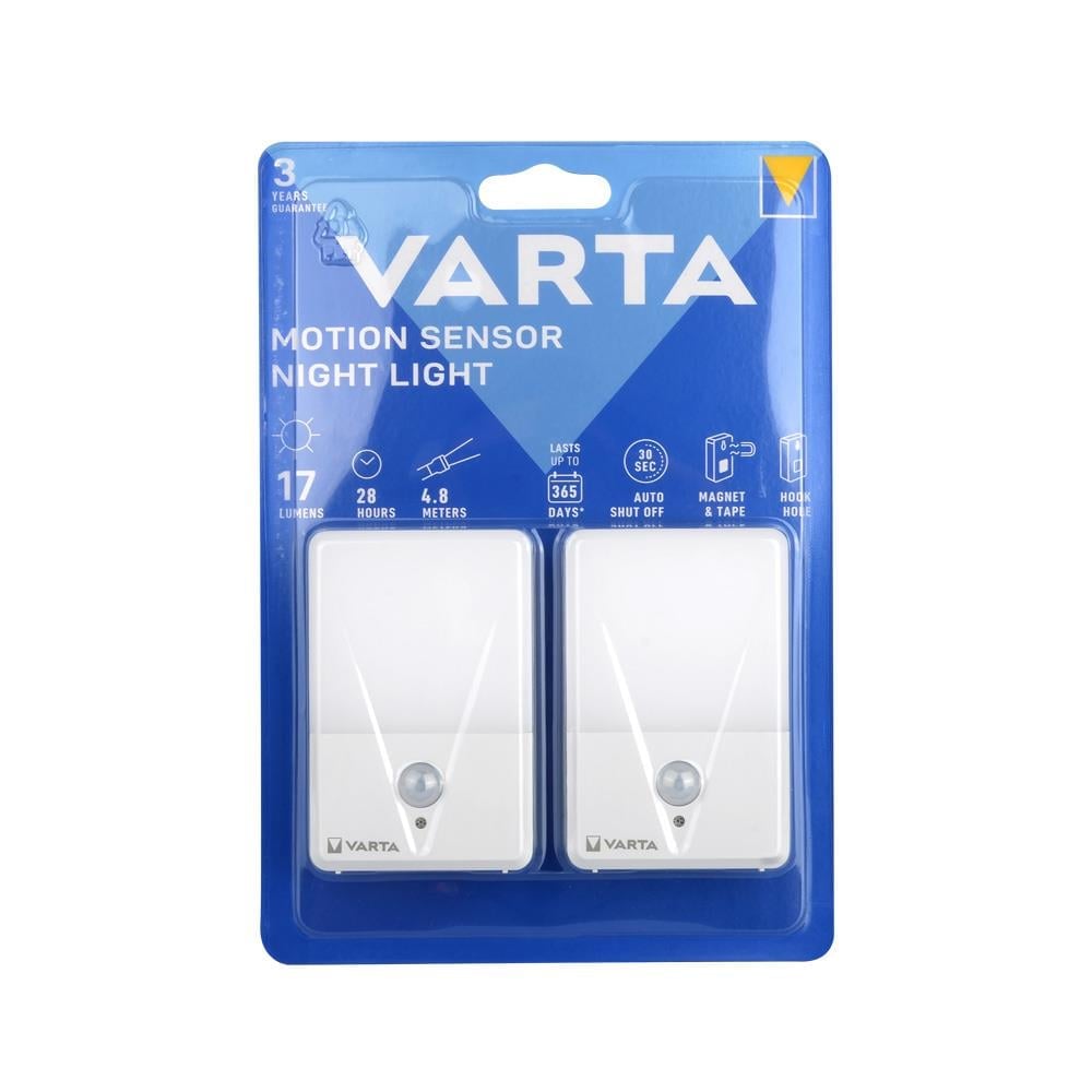Varta 16624101402 Sensörlü Gece Lambası 3AAA Pilsiz 2li