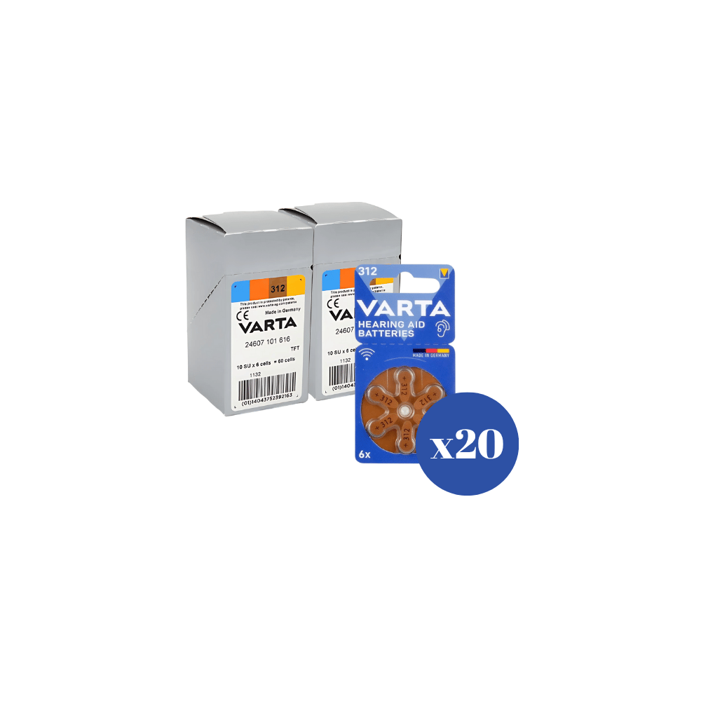 Varta 312 Kulaklık Pili 6lı Blister 20Li Paket