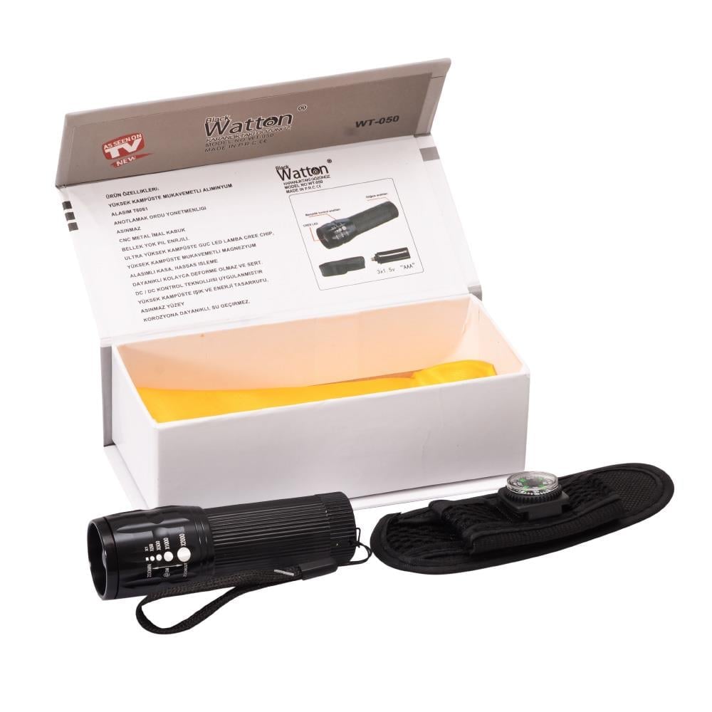 Watton WT-050 Ledli El Feneri  3 x AAA