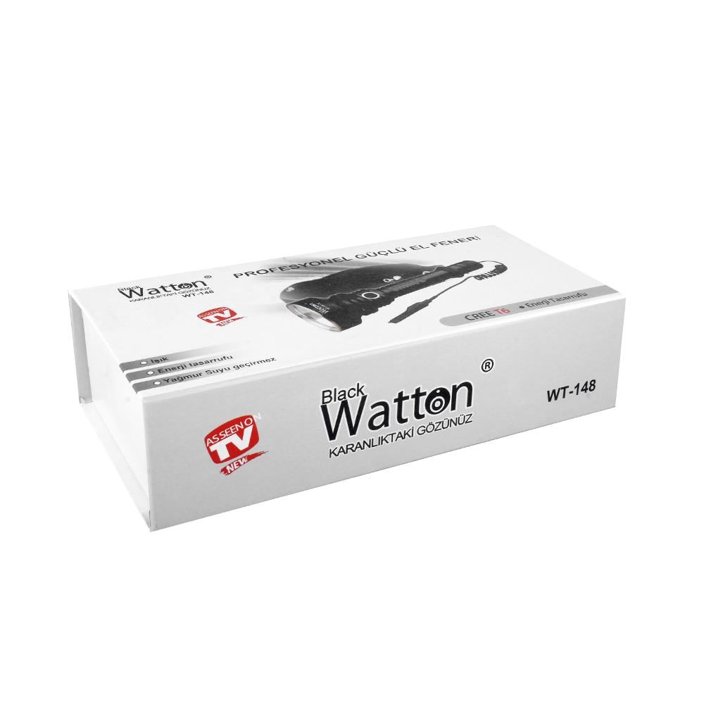 Watton WT-148 TX6 Özel Avcı Şarjlı Ledli El Feneri