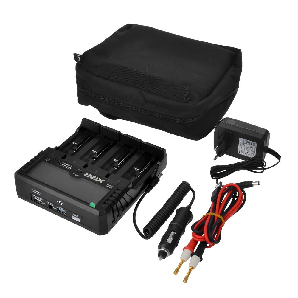 Xtar Dragon VP4 Plus - LCD Ekranlı Li-ion/Li-Po/Ni-Mh/Ni-Cd Pil Şarj Cihazı - 4lü