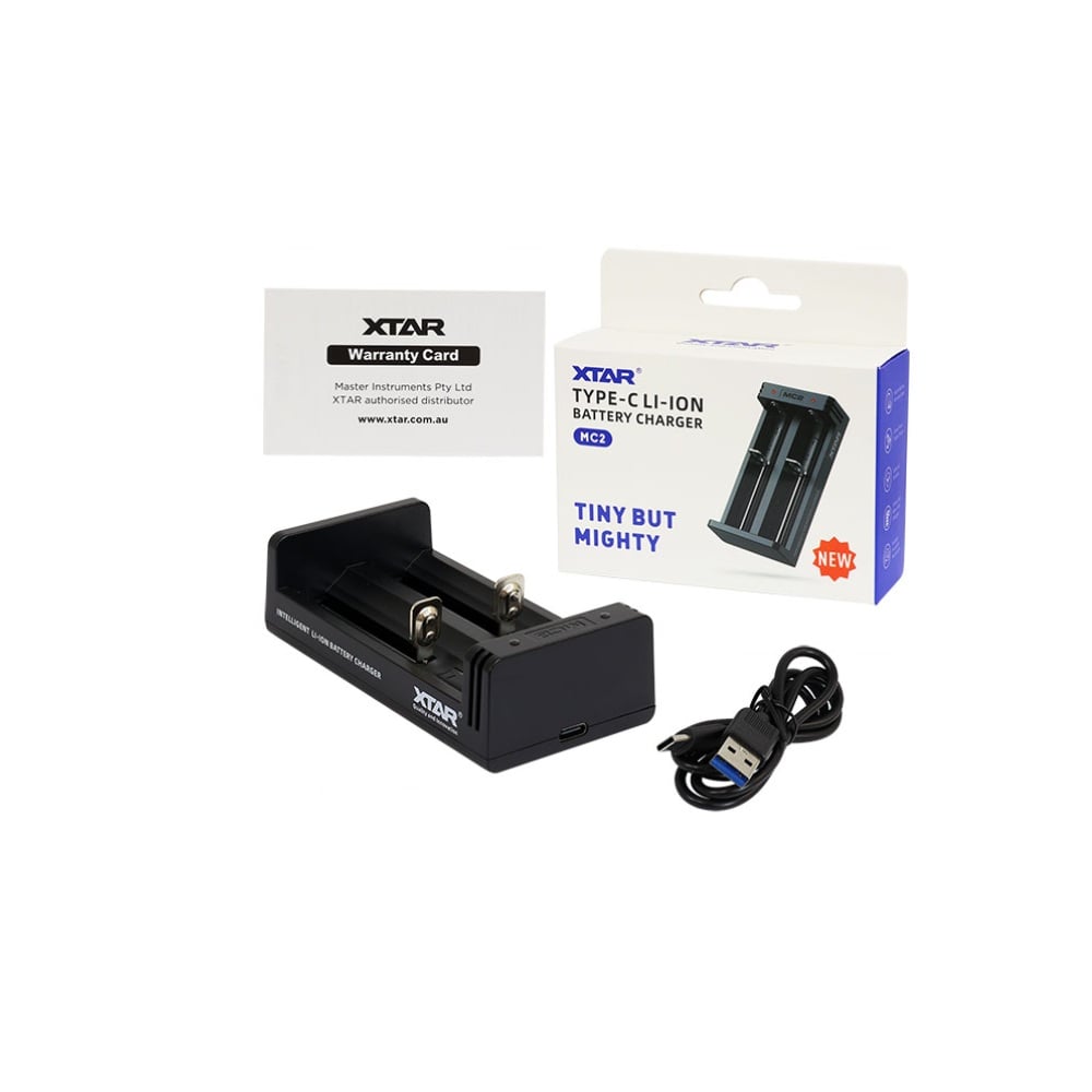 Xtar MC2 - Taşınabilir Li-ion Pil Şarj Cihazı - 1.0A 2li