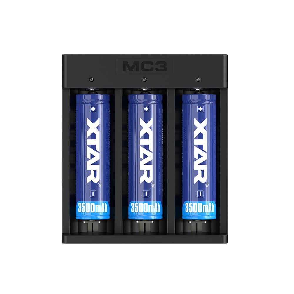 Xtar MC3 - Taşınabilir Li-ion Pil Şarj Cihazı - 3lü