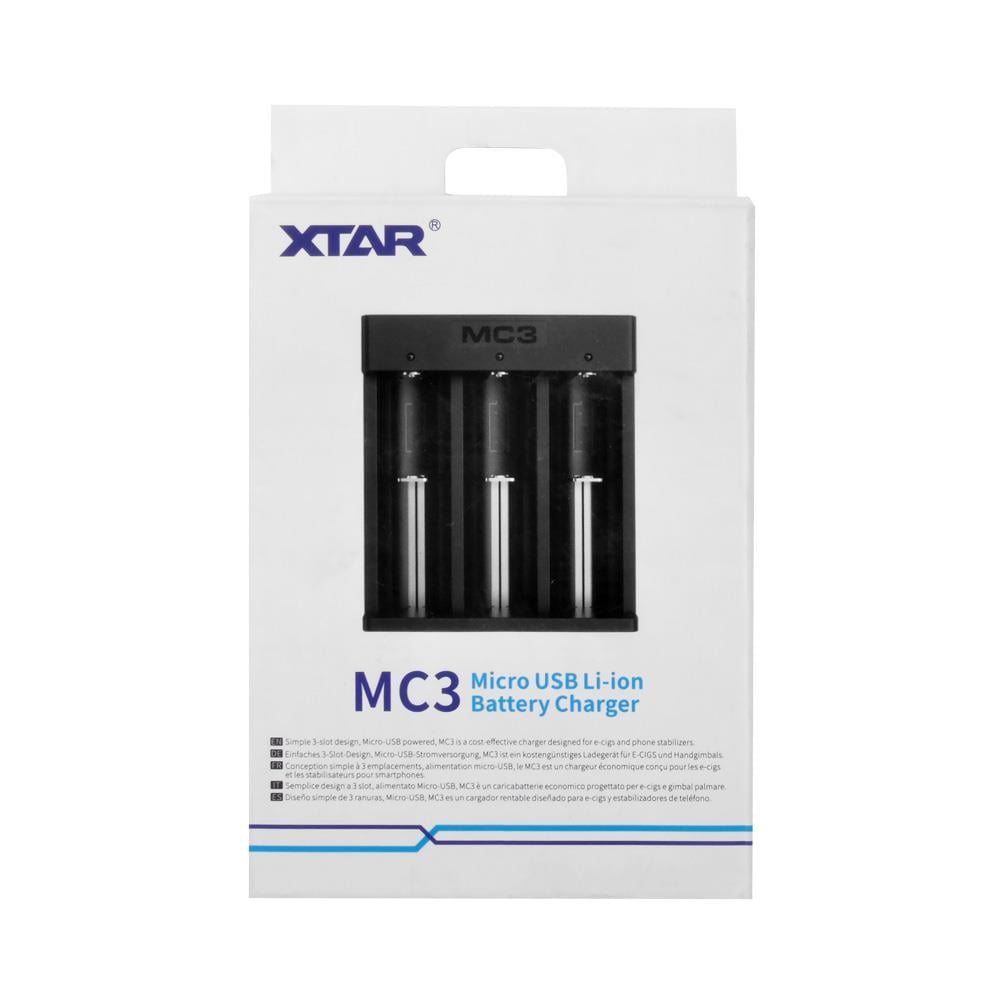 Xtar MC3 - Taşınabilir Li-ion Pil Şarj Cihazı - 3lü