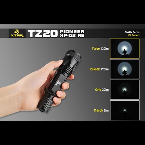Xtar TZ20 840 Lm Led Fener (Gri)
