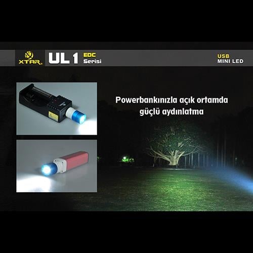 Xtar UL1 180 Lm Led Fener USB