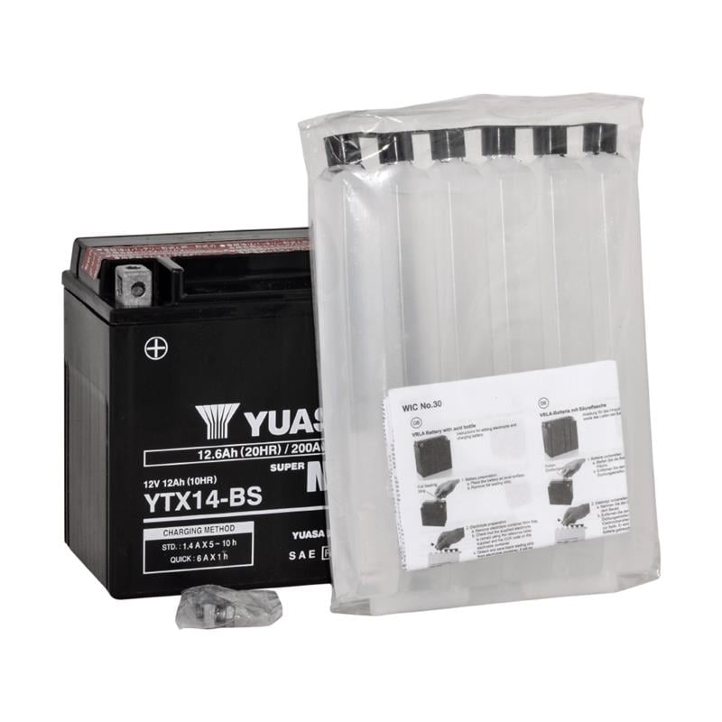 Yuasa YU-YTX14-BS 12V 12 Ah CCA 200 EN Motosiklet Aküsü