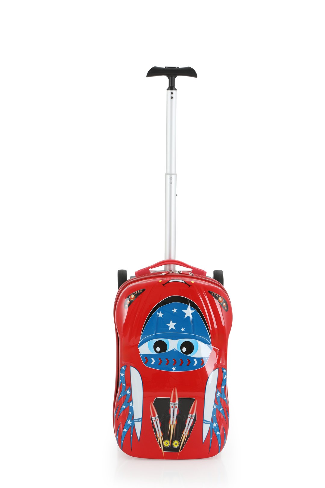V306 ÇOCUK VALİZ-ROCKET CAR KIRMIZI