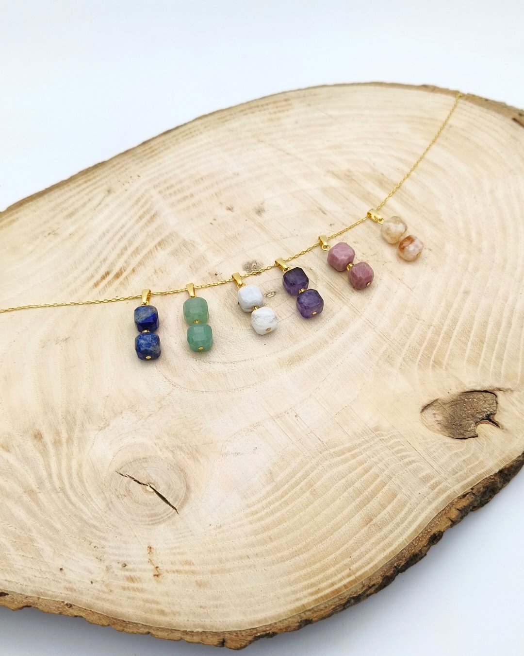 Aventurin Kolye Ucu - Pozitif Enerji, Şans ve Bolluk Bereket
