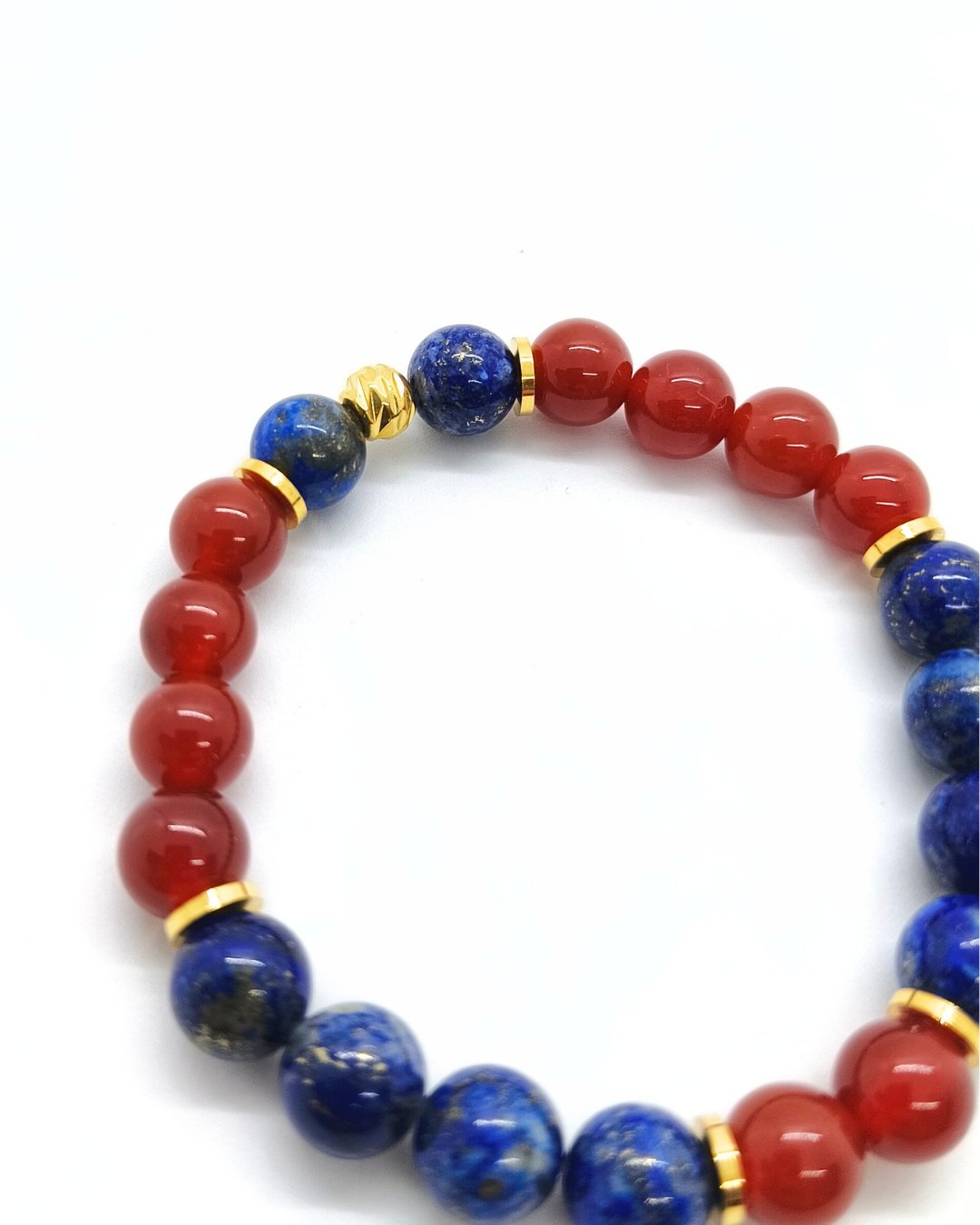 Lapis Lazuli ve Karnelyan Akik Bileklik - Kadın