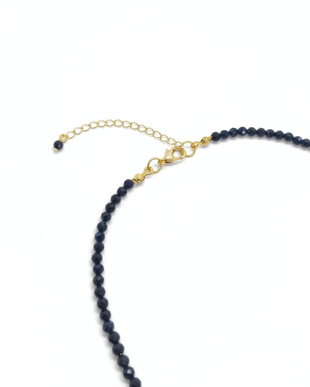 Safir Kolye - 3 mm Faset Kesim
